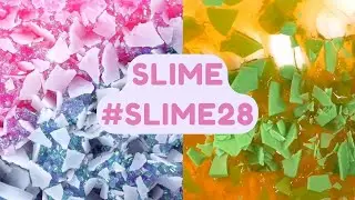 SLIME 28 Satisfying sound video for relaxing  | ASMR POOL