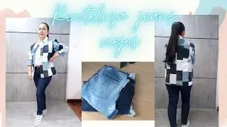 REUTILIZA JEANS VIEJOS