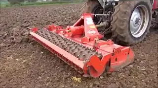 KUHN HRB 302D POWER HARROW WORKING DEMO