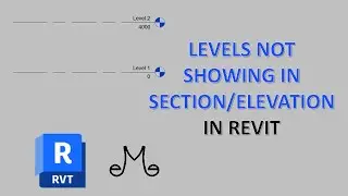Revit Tutorial - Levels not showing in section or elevation