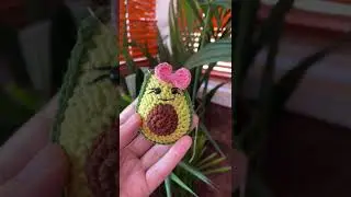 Avocado keychain toy cute stuffed avocado keyring kawaii charm bag backpack funny lover avocado gift