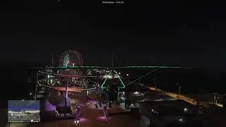 Gta 5 night time🏙 gameplay | glider ride🛩 #4K📽