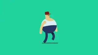 WalkCycle 2D Animation 02 | After effects