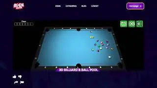 3D Billiard 8 Ball