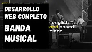 Desarrollo de Página Web para Banda Musical