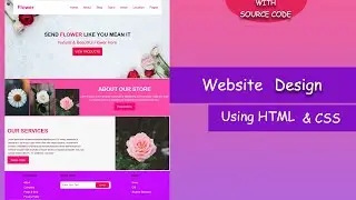 html and css website design tutorial