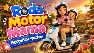 Roda Motor Mama Berputar-putar 🛵 | Lagu Anak Indonesia | Lagu Anak & Balita | Bobibuba