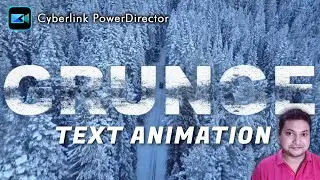 Grunge Text animation in Powerdirector!
