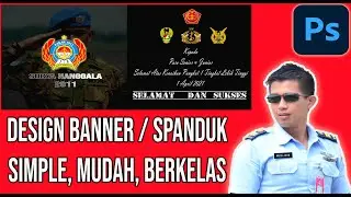 Cara Design Banner atau Spanduk mudah| Tutorial