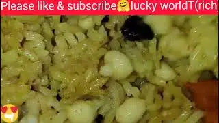 #boondi rice street style😋quick&easy✌️#LuckyTP