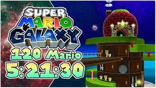 [WR] Super Mario Galaxy 120 Stars (Mario) Speedrun in 