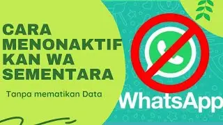Cara Menonaktifkan WA Sementara tanpa mematikan data seluler
