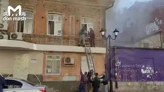 сын спасает маму в Ростове