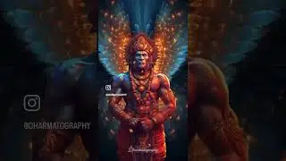 Lord Hanuman is a revered figure in Hindu religion :#LordHanuman#HinduCulture#StrengthAndDevotion