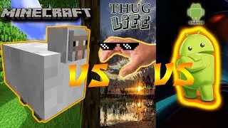 Minecraft vs Android vs IRL Race