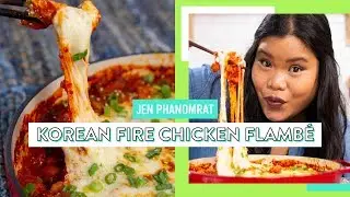 Korean Fire Chicken Flambé | Good Times With Jen