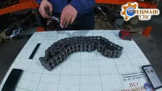 Цепь 2ПР-25,4-114 двухрядная приводная роликовая