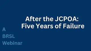 After the JCPOA: Five Year of Failure