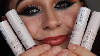 MUA Multi Lip Matte lipstick and Gloss swatches and try on