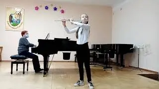 Арина Колычева - Барток - "Вечер в деревне", Моцарт - "Аллегретто" из оперы "Волшебная флейта"