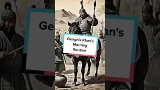 Genghis Khan's Morning Routine #Shorts