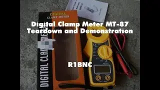#22 Digital Clamp Meter MT-87 Teardown and Demonstration