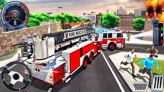 🔥Real Fire Truck Simulator 2024 🚒 | Epic 911 Emergency Firefighter Rescue Mission | Android Gameplay