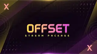 Offset, Multicolored Twitch Overlay : Vibrant Stream Package