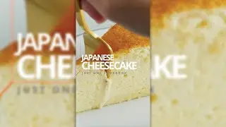 Fluffy and Light Japanese Cheesecake