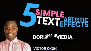 5 Simple Text Effects - Learn How to Create Artistic Text Effect in KineMaster