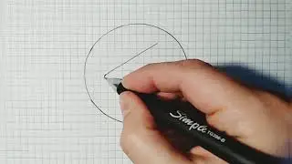 How to draw Telegram icon easy / Как нарисовать телеграмм иконку легко 