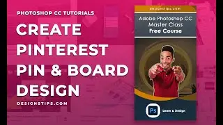How to Create Pinterest Board & Pin Design in Adobe Photoshop CC 2021