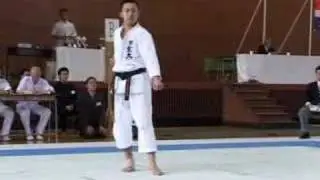 Teikyo U. Karate team -- KATA (1)