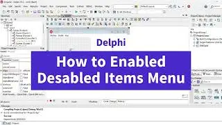 Delphi : How to Enabled Desabled Items Menu