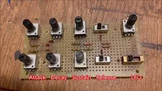 Square wave adding synthesizer - part 2: The envelope generators and LFO