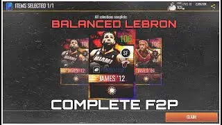 COMPLETING BALANCED 106 OVR LEBRON IN 1 DAY! NBA Live Mobile 20