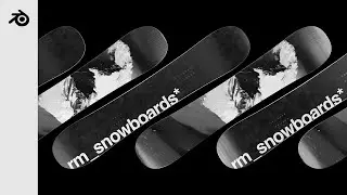 How to model a snowboard in Blender