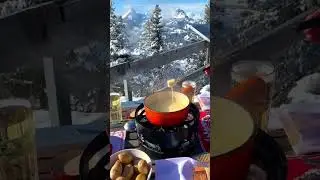 🇨🇭 Indulge in Cheese Fondue Delights at Chez Vrony in Zermatt (Matterhorn)