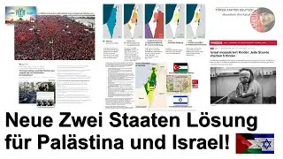Türkei: Erdogans faire Zweistaatenlösung 2023 (Karte Republik Israel und Republik Palästina)