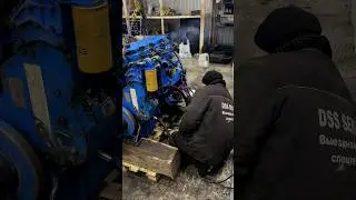 Запуск CAT C9 после капитального ремонта.