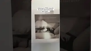 Unboxing my hand signed photo from @TaylorSwift w/TTPD vinyl🤍 #ttpd #swifties