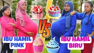 IBU HAMIL PINK VS IBU HAMIL BIRU TERNYATA .... | CHIKAKU FAMILY