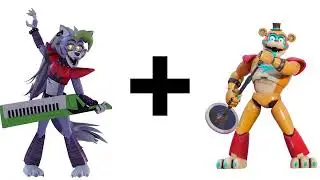 Freddy +Roxanne wolf + Vanny =??? Five Nights at Freddy's Animation