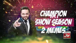 Champion Show Season 2 Memes | Champion Show host AMIR LIAQUAT MEMES | EDIT BY DREAM CREATION