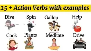 25 + Action Verbs with Examples || #actionverbs