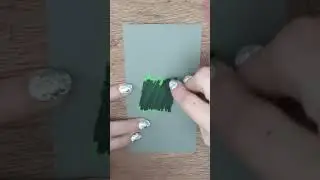 CLEVER Oil Pastel Trick! Easy Sgraffito Technique... #oilpastel