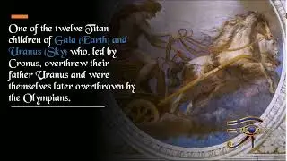 Hyperion God of Light he who goes before was one of the twelve Titan children of Gaia  and Uranus