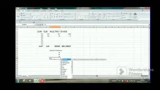 Excel me add sub multiple divide kaise kare #excel  billing kaise banaye