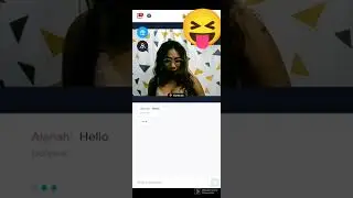fun with alanah via doing video call