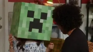 JEEPERS CREEPERS! | Jess's Minecraft Nightmare IRL | Gaming Show [ In My Parents Garage ]